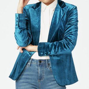 JustFab Velvet Blazer